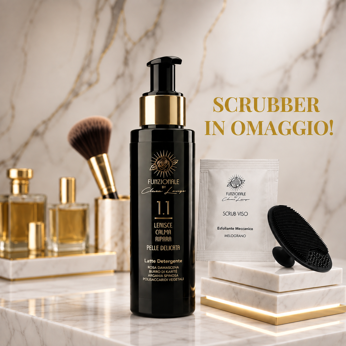 luxury kit latte detergente