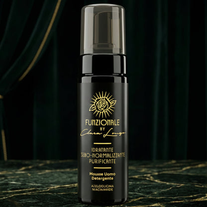 Mousse Uomo Detergente - Pelle Acneica
