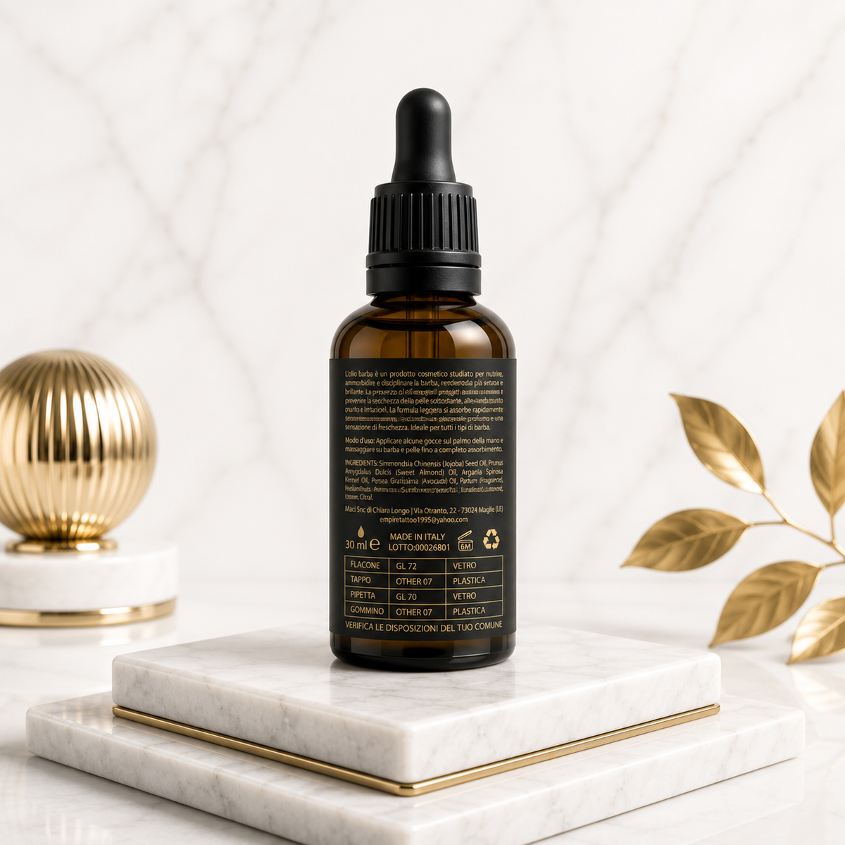 olio barba idratante 30ml